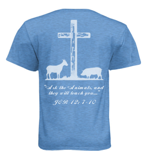 Heather Columbia Blue - BACK