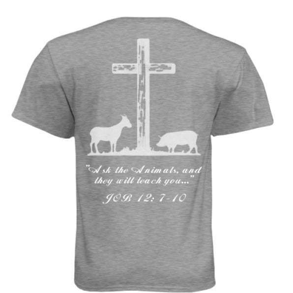 Dark Heather Grey (60/40) - BACK