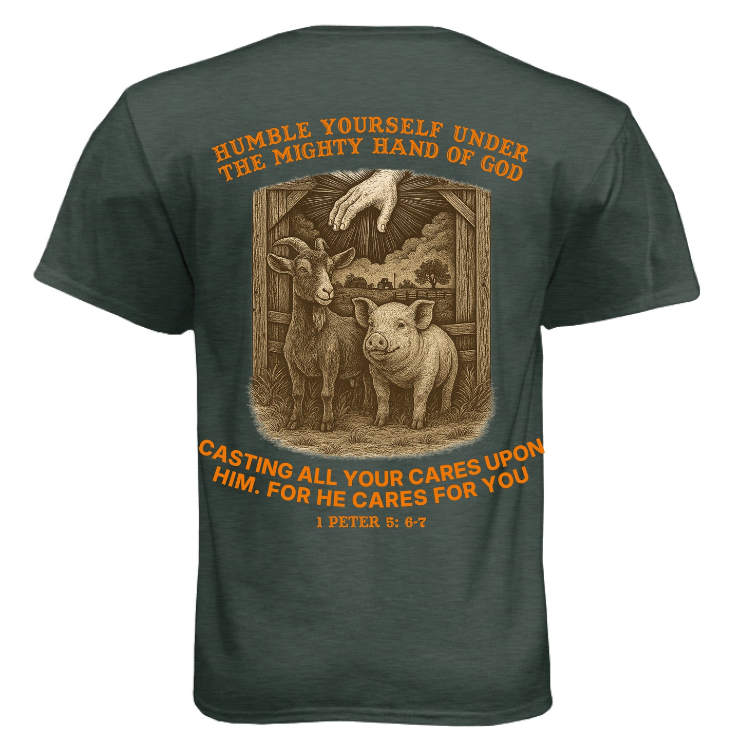 Heather Forest Green - BACK