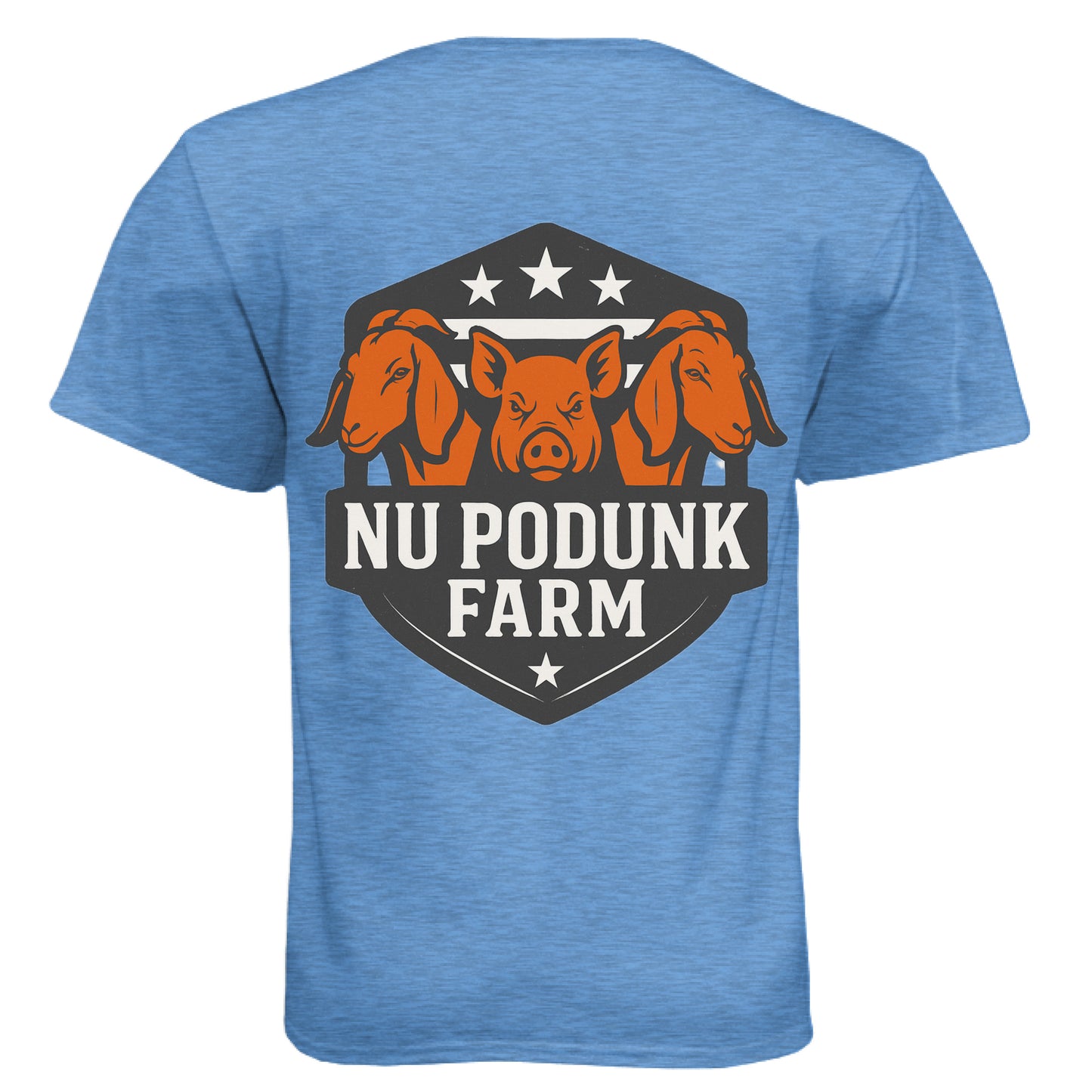 Heather Columbia Blue - BACK