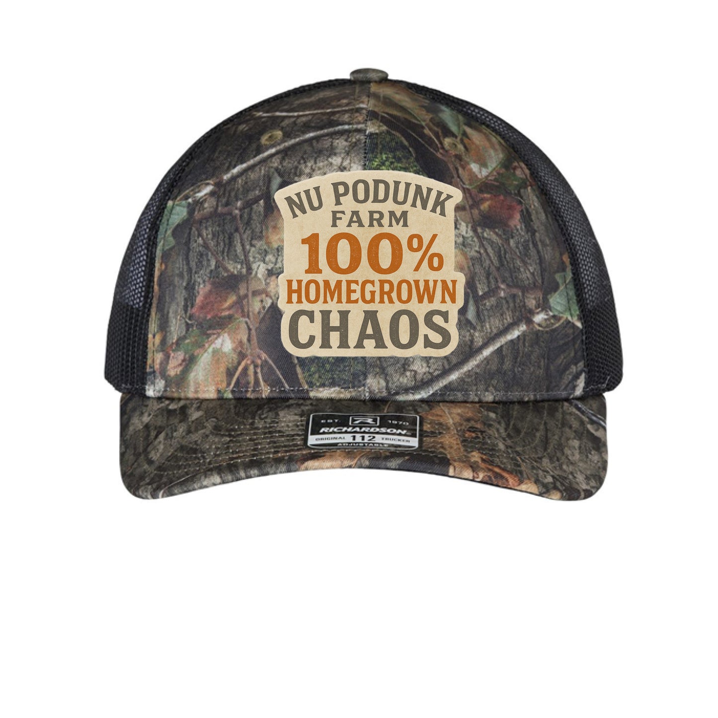 Mossy Oak Country DNA/ Black - FRONT
